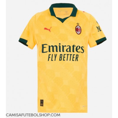 Camisa de time de futebol AC Milan Fikayo Tomori #23 Replicas 3º Equipamento Feminina 2025-26 Manga Curta Camisa de time de futebol AC Milan Fikayo Tomori #23 Replicas 3º Equipamento Feminina 2025-26 Manga Curta